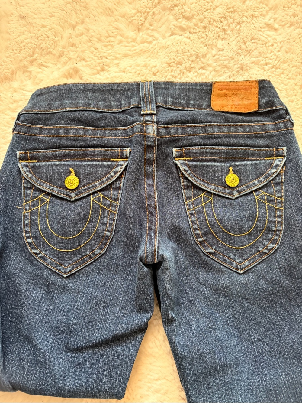 Dark Blue True Religion Denim Jeans - Picture 3 of 6